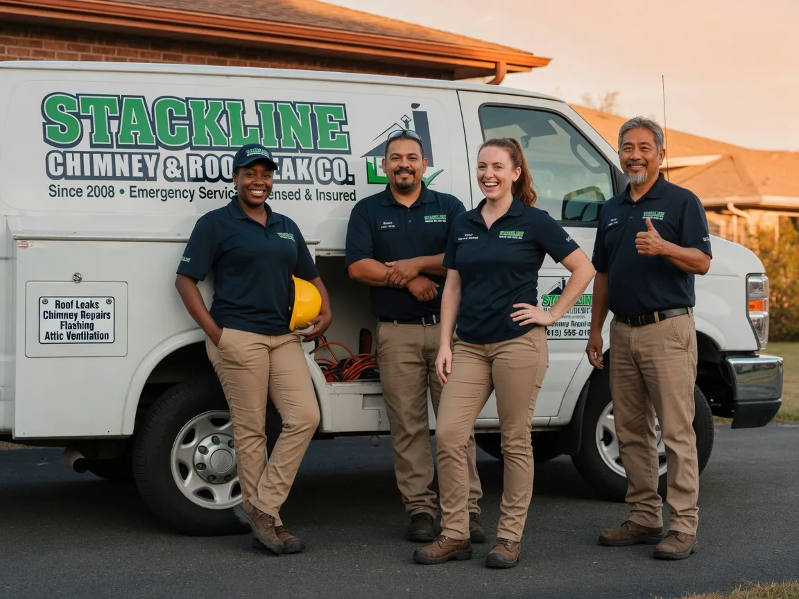 Chimney flashing repair company in Benson, IL